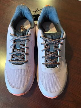 Athletic Works Women’s Sneakers Lavender w/ Gray & Orange Trim Sz. 9.5